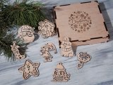 Ёлочные игрушки из фанеры