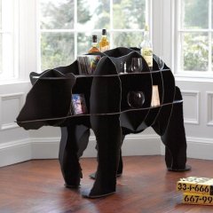 Декоративная полка из фанеры Медведь